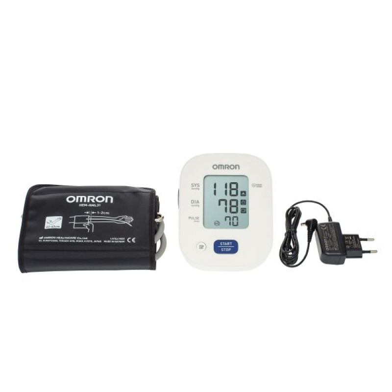 Automatic tonometer OMRON M2 Plus HEM-7146-E with adapter HHP-CM01, cuff 22-42 cm