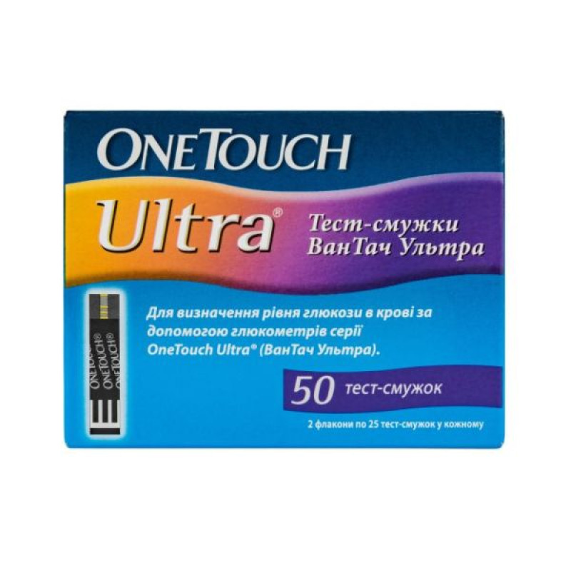 Тест-полоски One Touch Ultra №50
