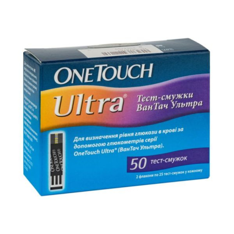 Тест-полоски One Touch Ultra №50