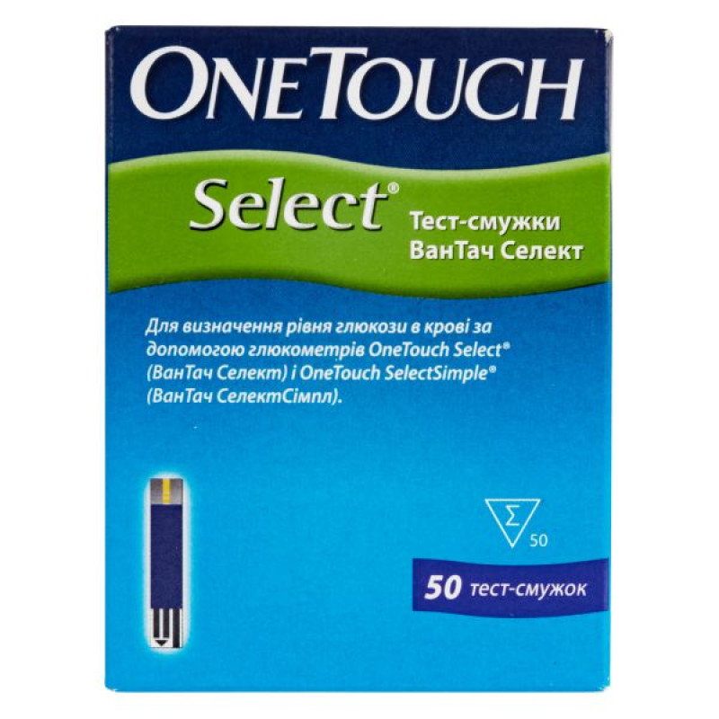 Тест-смужки One Touch Select №50