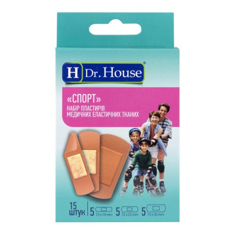Set of medical plasters Dr. House sports elastic fabric No. 15