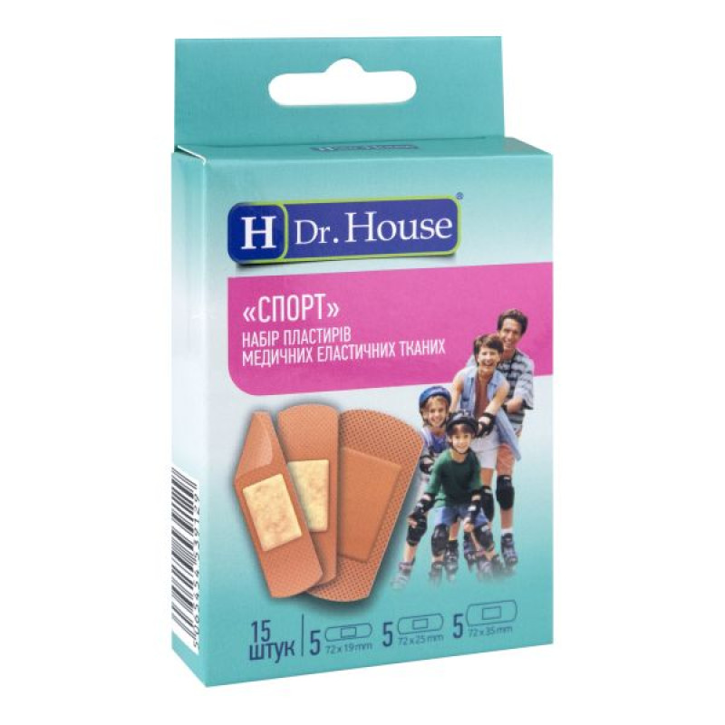 Set of medical plasters Dr. House sports elastic fabric No. 15