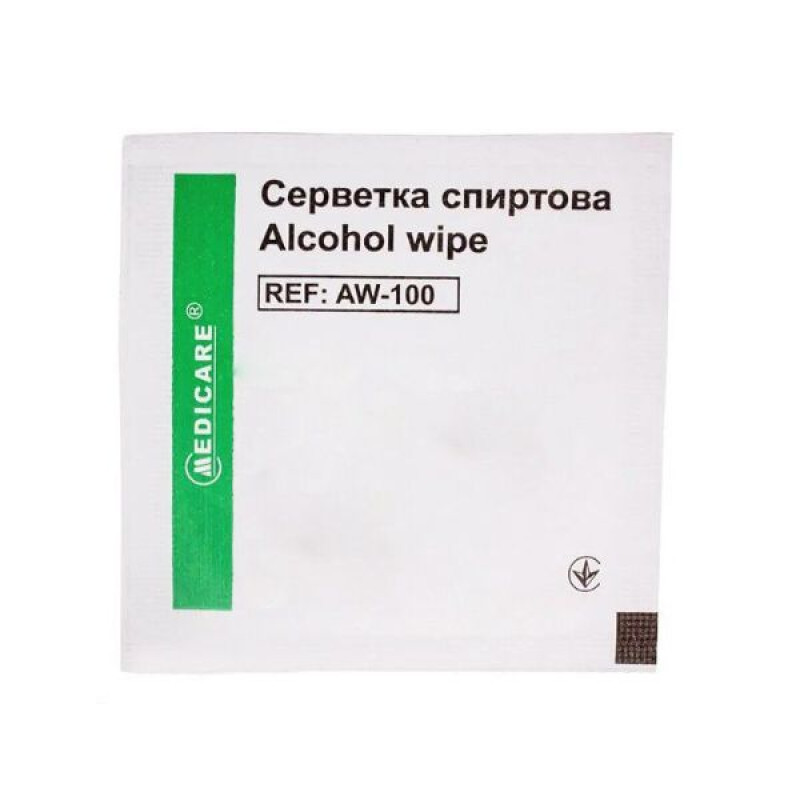 Alcohol wipe 30x65mm No. 100