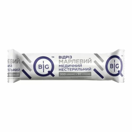 Medical gauze strip, non-sterile, BigQ 3 m