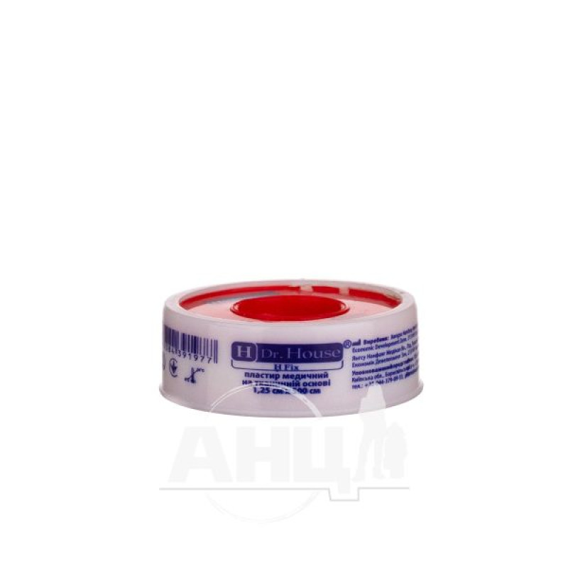 Medical plaster Dr.House 1.25 cm x 500 cm on a fabric base, reel