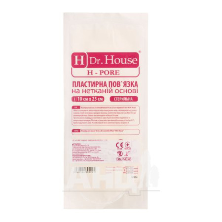 Dr. House sterile non-woven bandage h pore 10 cm x 25 cm