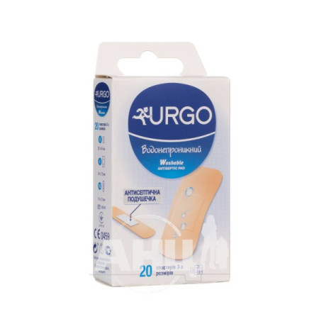 Urgo medical plaster waterproof with antiseptic No. 20