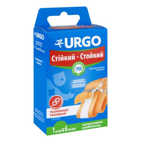 Urgo medical plaster strong with antiseptic 6 cm x 1 m tape