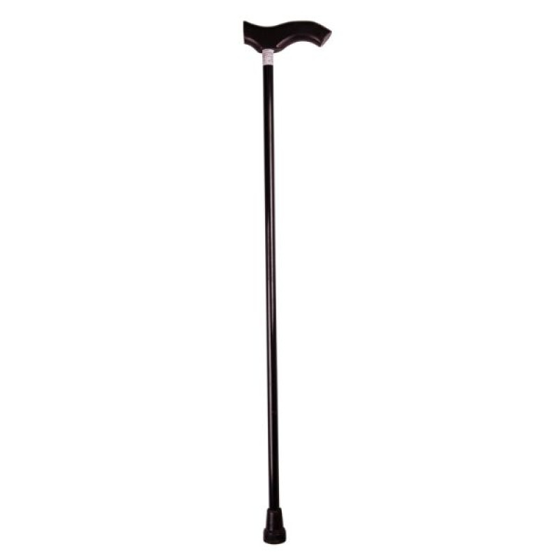 Black metal support crutch
