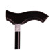 Black metal support crutch