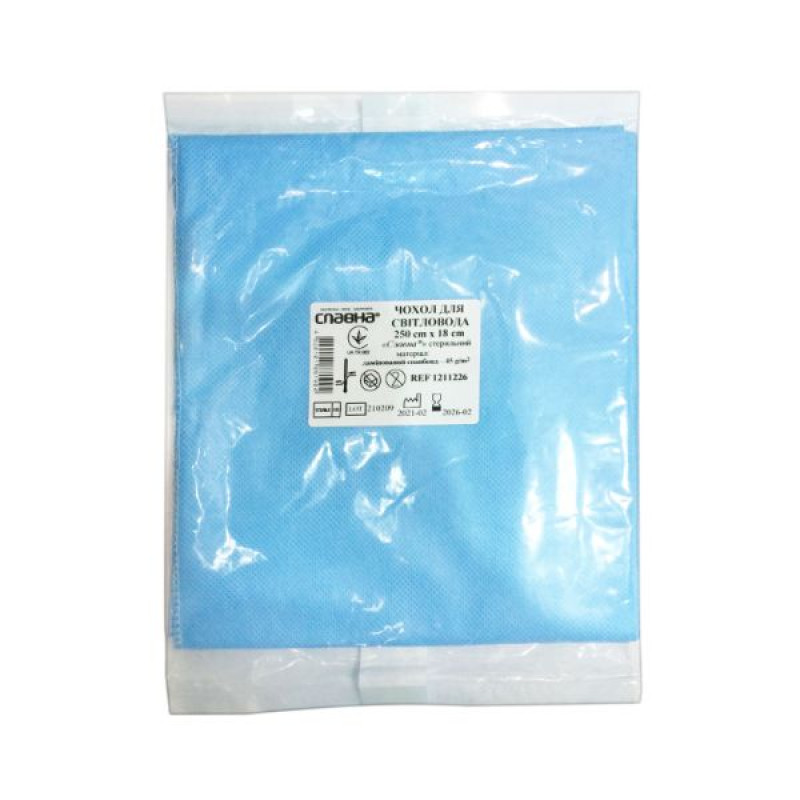Sterile optical fiber cover 250 x 18 cm