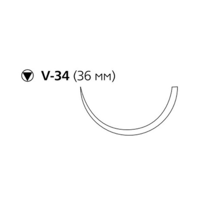Vicryl w9463 2/0 barbed-cutting 36mm 1/2 90 cm