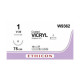 Vicryl w9362 purple #1, length 75 cm, needle barbed-cutting (tapercut) 31 mm 1/2 circumference