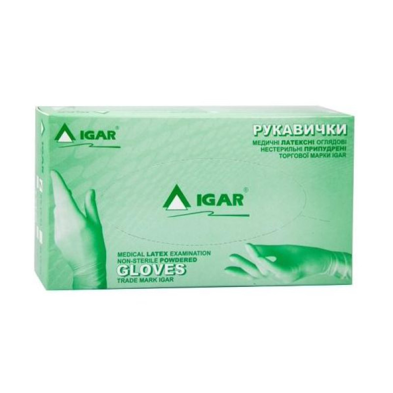 Medical gloves non-sterile XS powdered pair No. 50