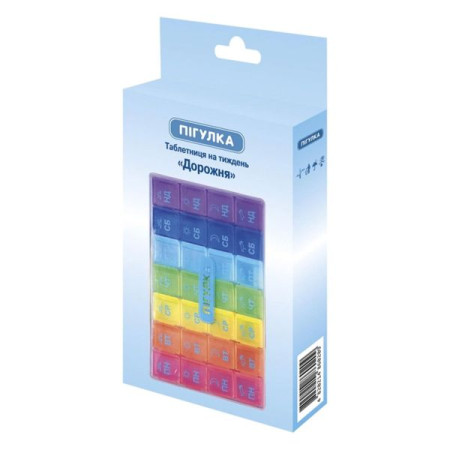 Medicine container Pill box Weekly pill Travel