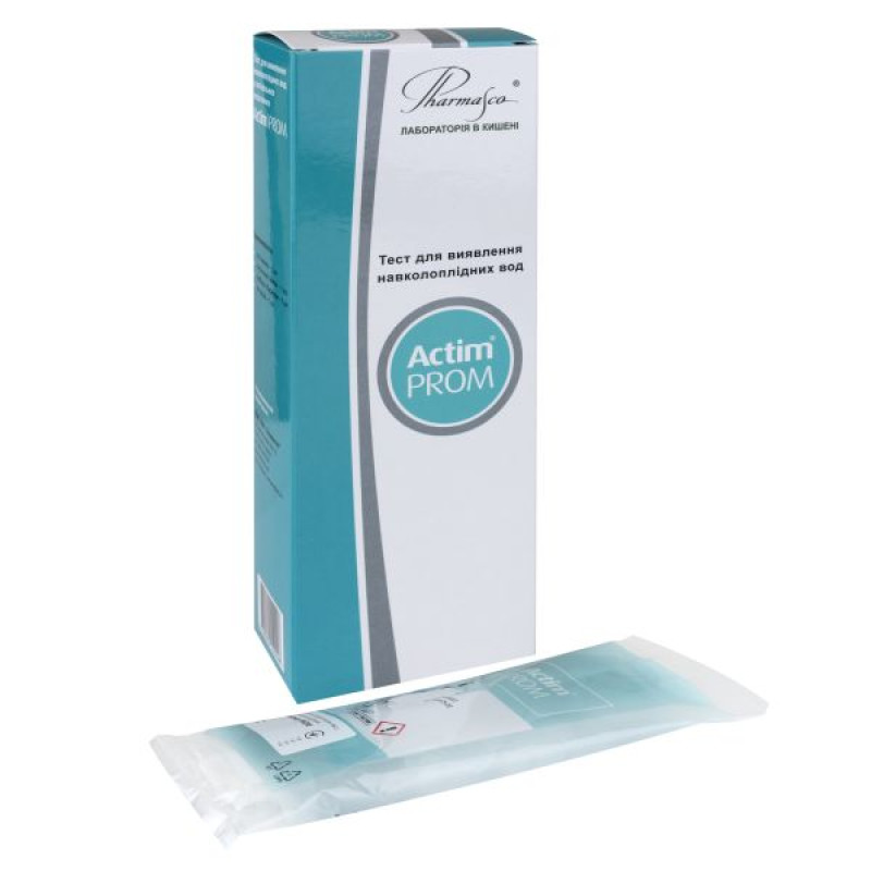The Actim prom test for the identification of amniotic fluid in vaginal secretions and a control test