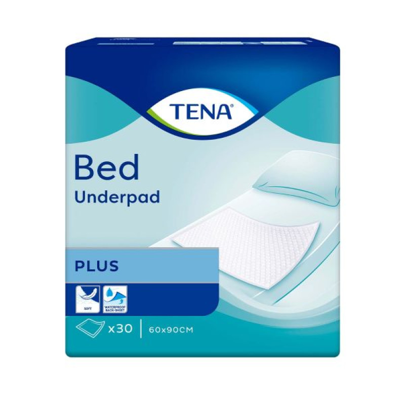 Baby diapers Tena Bed Underpad Plus 60x90 cm No. 30