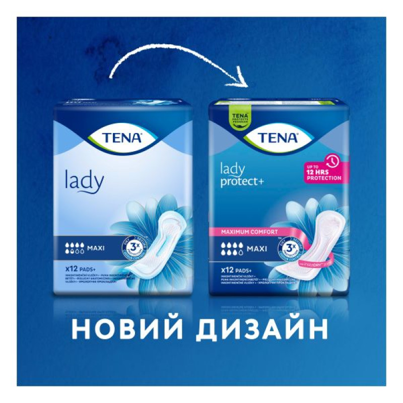Прокладки урологические для женщин Tena Lady maxi №12