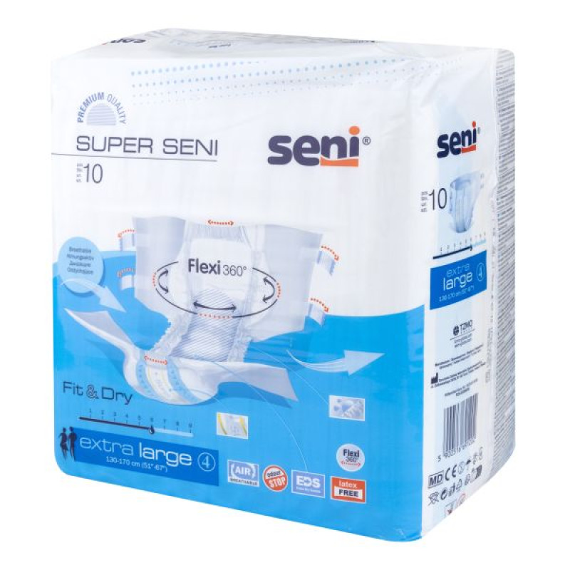 Adult diapers Super Seni extra large No. 10