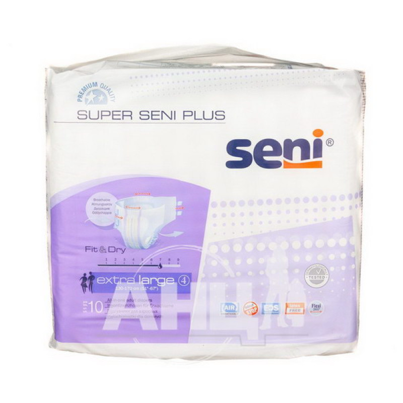 Підгузки для дорослих Super Seni plus extra large №10