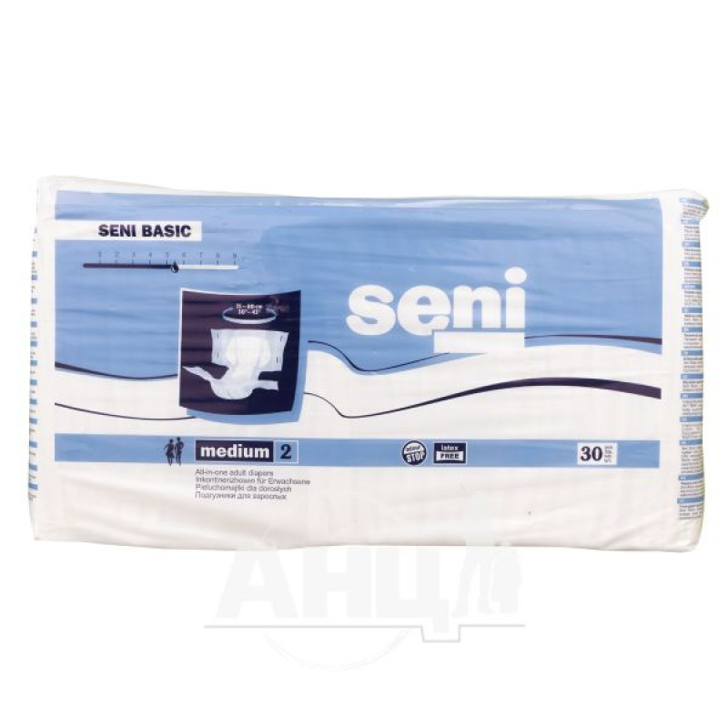 Adult diapers Seni Basic medium No. 30