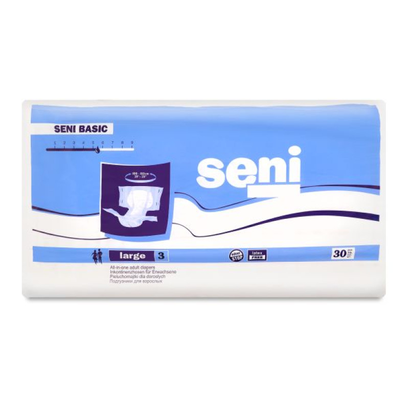 Adult diapers Seni Basic large No. 30