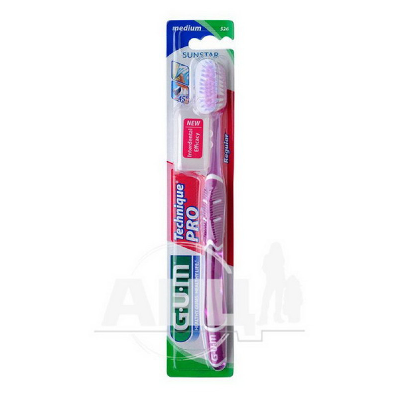 Зубная щетка GUM Technique Pro Full полная средняя