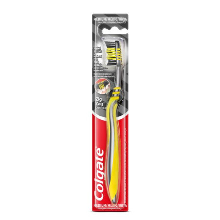 Зубна щітка Colgate Zig-Zag деревне вугілля