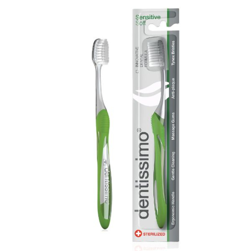 Dentissimo Sensitive toothbrush, soft bristles