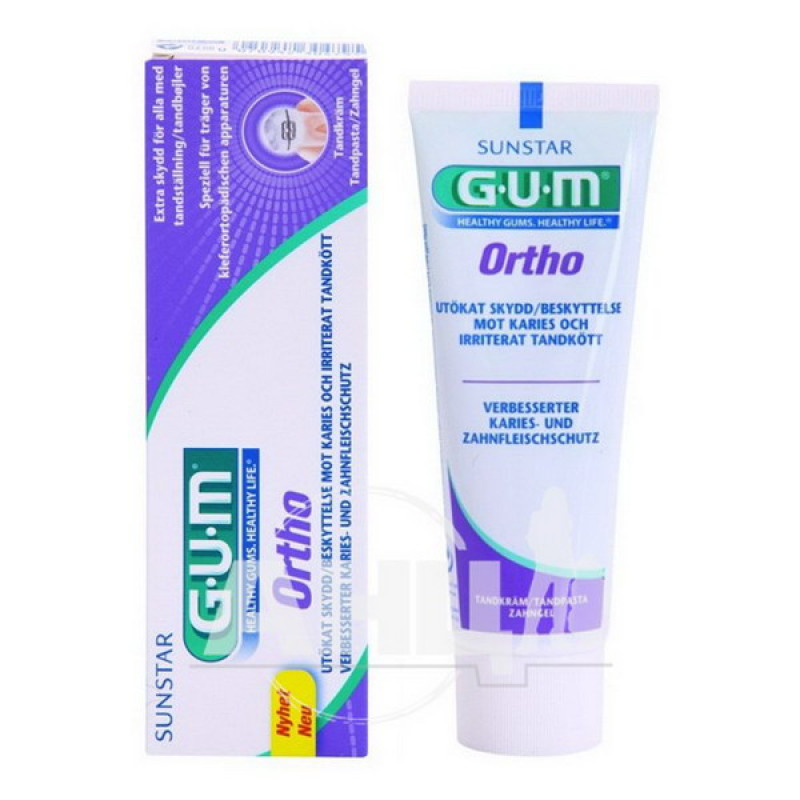 Зубная паста-гель GUM ortho 75 мл