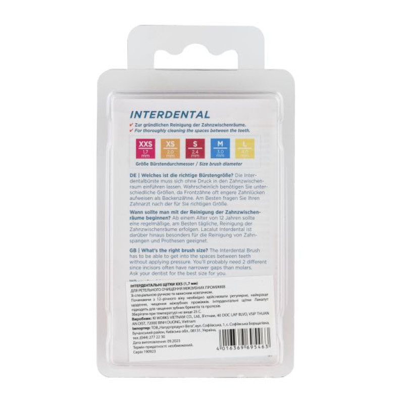Lacalut Interdental XXS interdental brushes