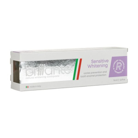 Зубная паста Brillante Sensitive White профилактика кариеса 75 мл