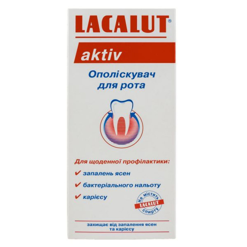 Ополіскувач для порожнини рота Lacalut aktiv 300 мл