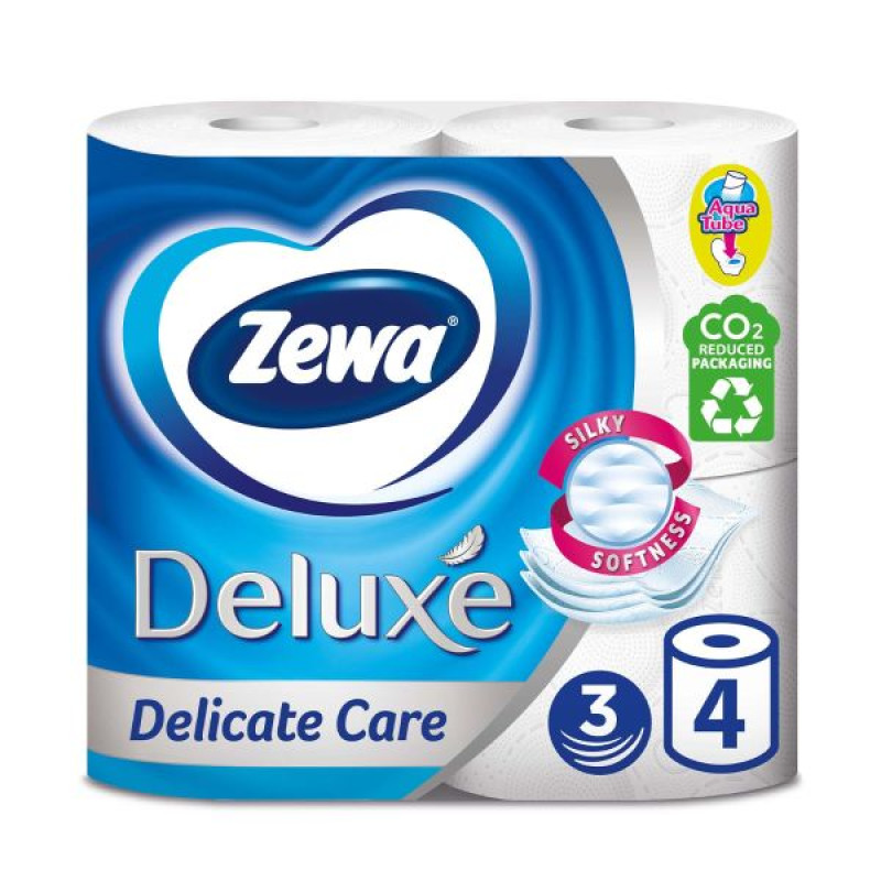 Toilet paper Zewa deluxe white No. 4