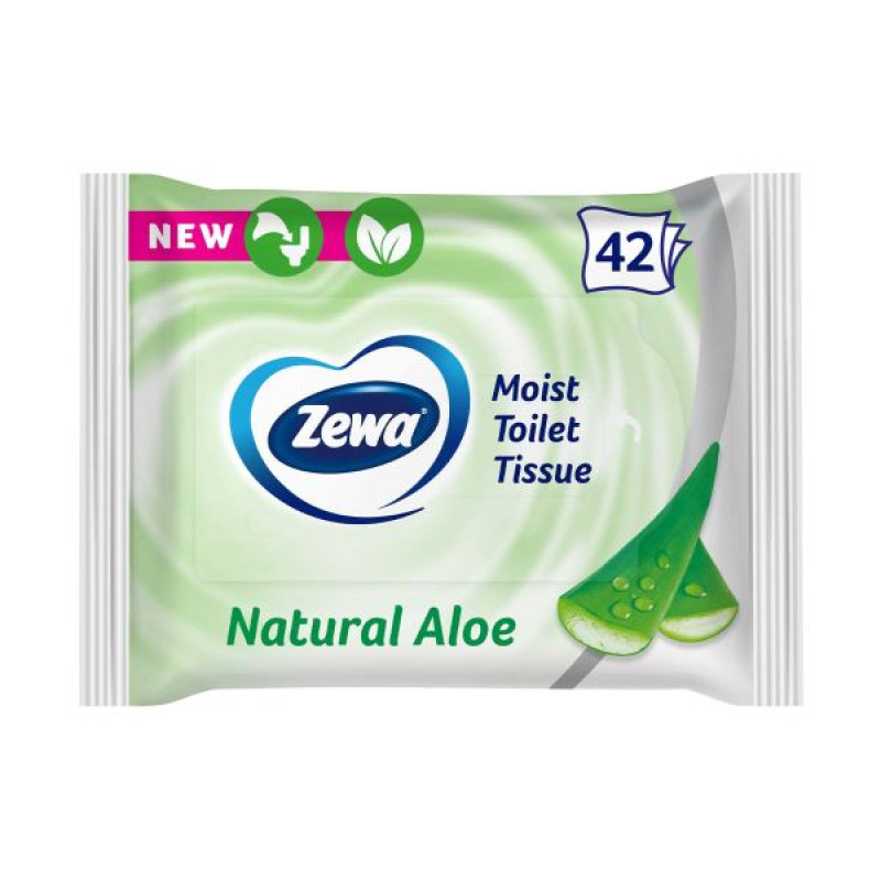 Туалетний папір вологий Zewa Aloe Vera №42