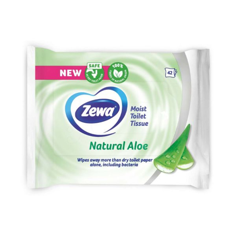 Туалетний папір вологий Zewa Aloe Vera №42