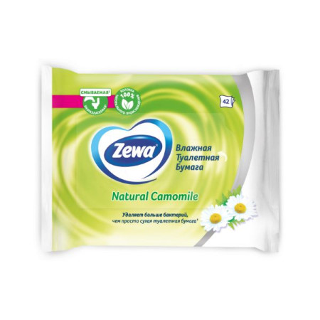 Zewa wet toilet paper chamomile No. 42