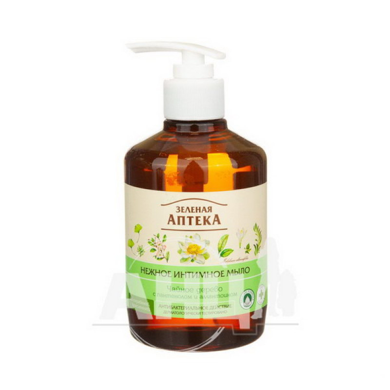 Intimate soap Green Pharmacy tea tree antibacterial 370 ml