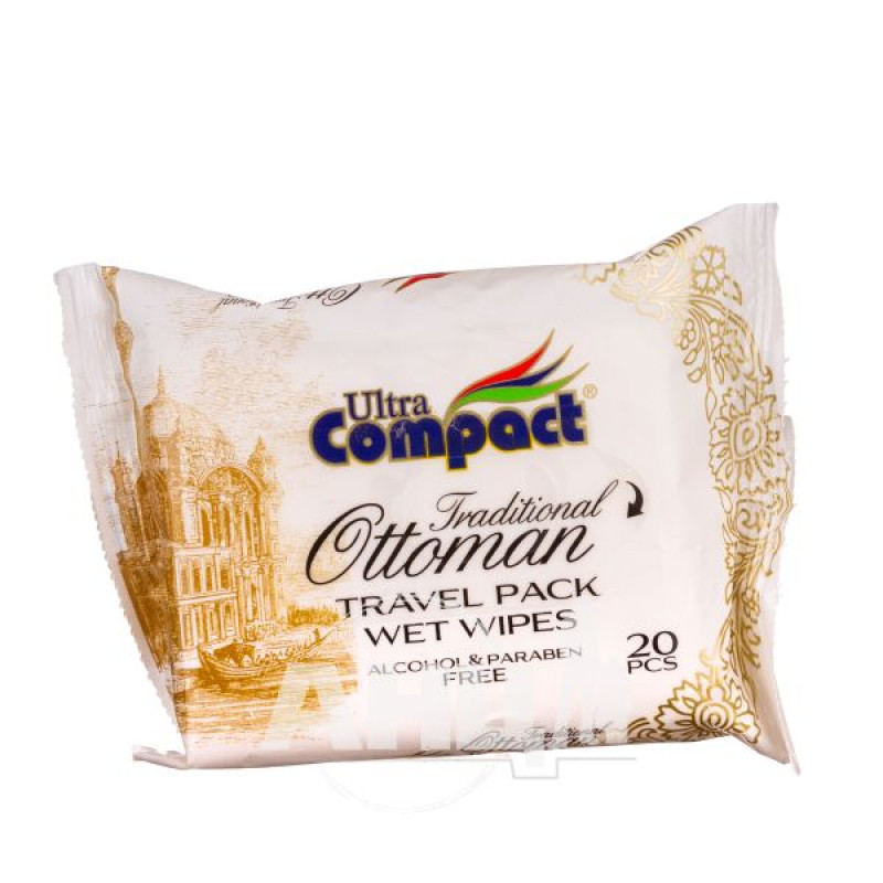 Ultra Compact Traditional Ottoman Wet Wipes No. 20