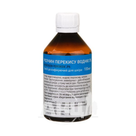 Hydrogen peroxide 3% solution spray 100 ml