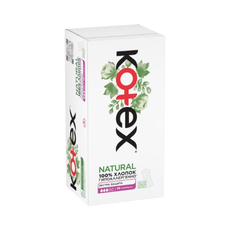 Ежедневные прокладки Kotex Natural Normal + №36