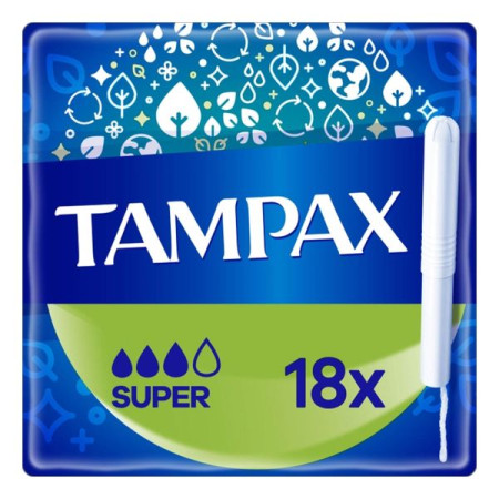 Тампони Tampax Super з аплікатором №18