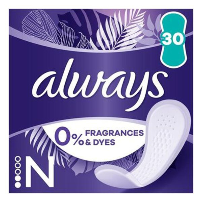 Ежедневные прокладки Always Daily Fresh Normal Без запаха №30