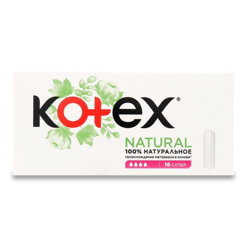 Tampons Kotex Natural Super No. 16