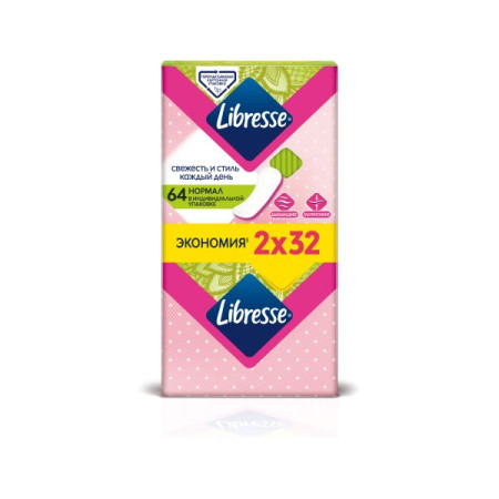 Libresse Dailyfresh Normal sanitary pads No. 64