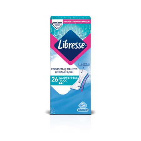 Прокладки щоденні Libresse Daily Fresh Plus Long №26