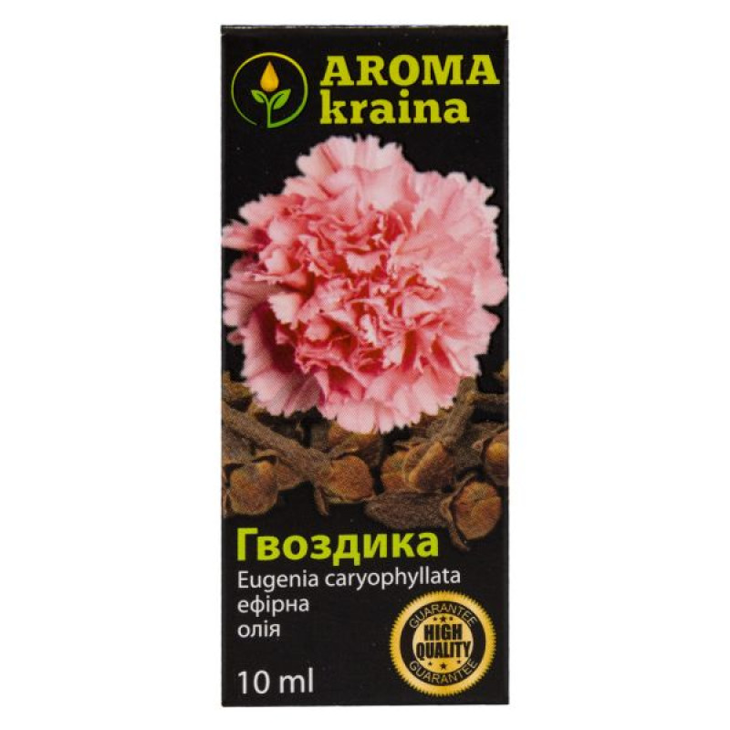 Ефірна олія гвоздики Aroma kraina 10 мл