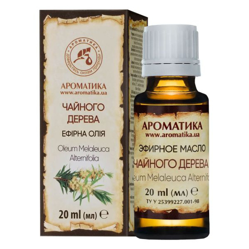 Олія ефірна Ароматика чайного дерева 20 мл