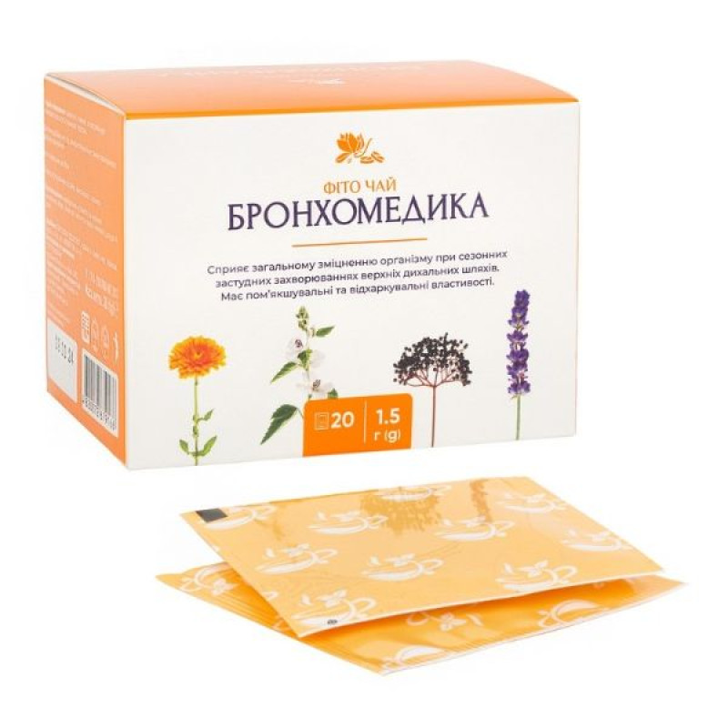 Фіточай Бронхомедика фільтр-пакети 1,5 г №20