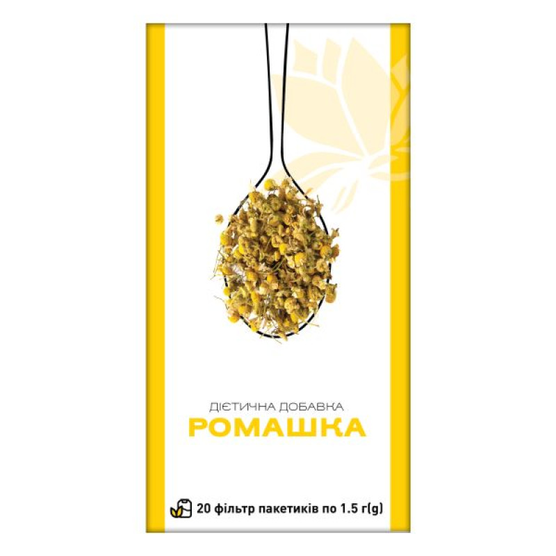 Ромашка цветки 1,5 г фильтр-пакет пачка №20
